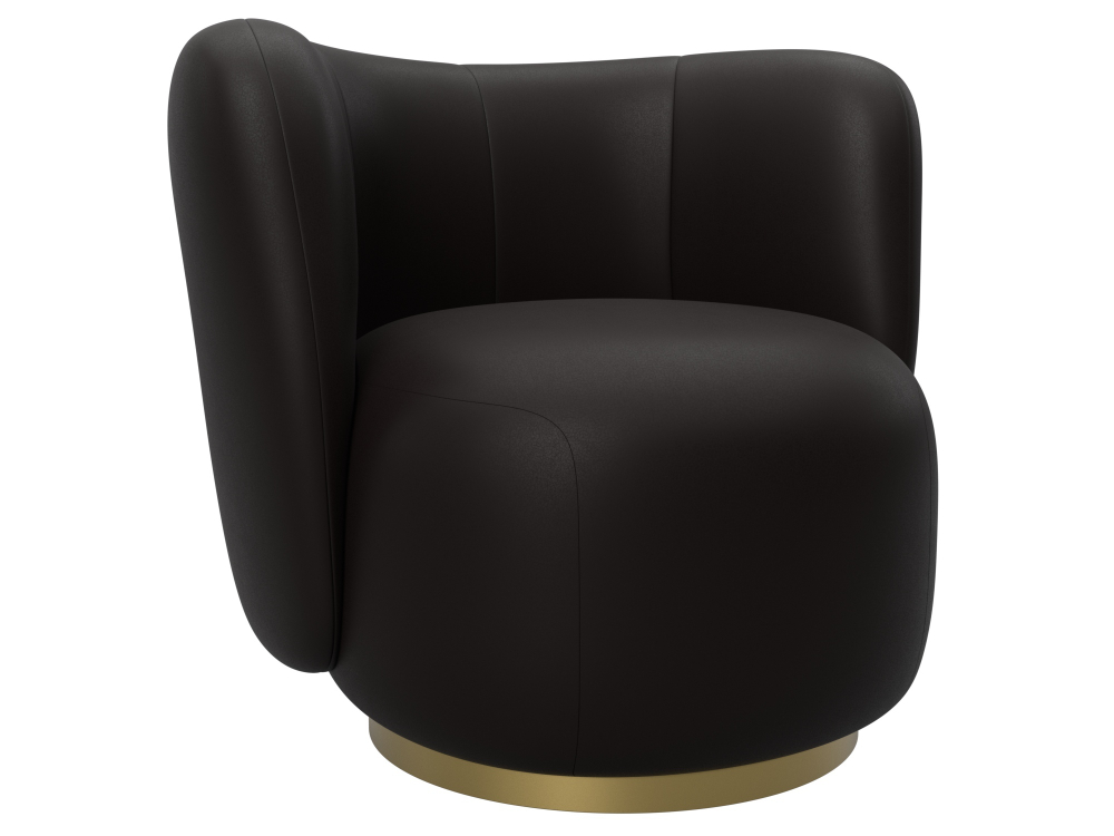 Кресло Лига-072, экокожа GRIFON 12 коричневый