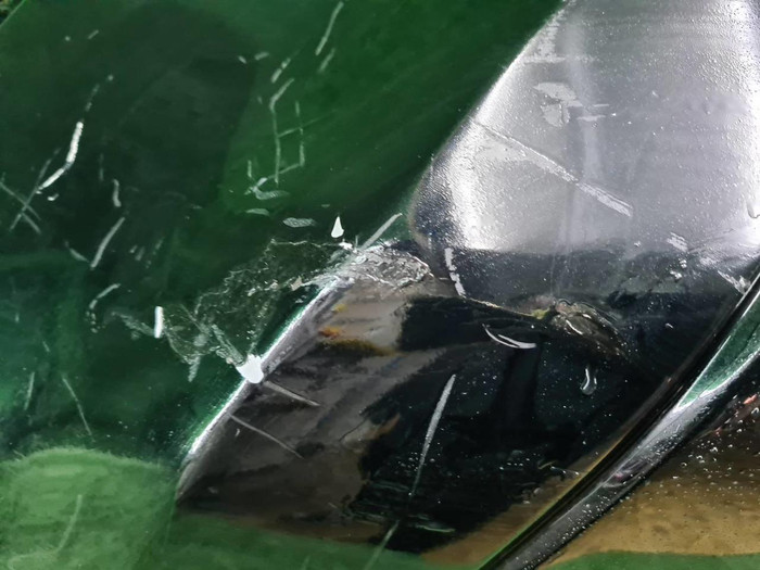 Бампер передний Toyota Land Cruiser 300 (21-нв)