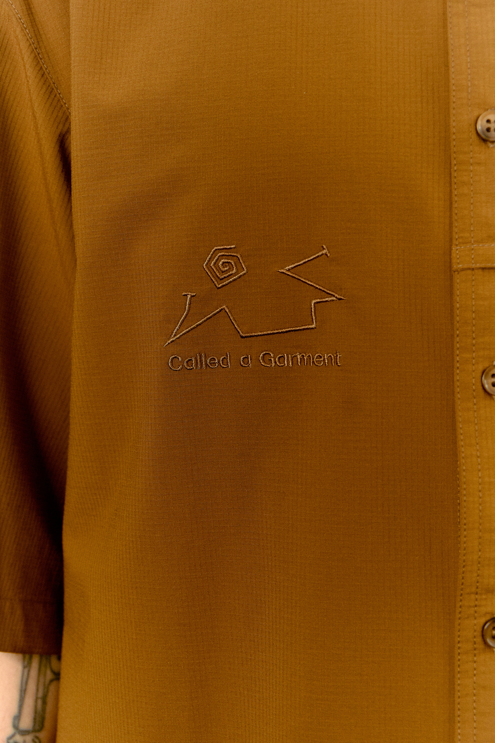 Рубашка Called a Garment Hikercore Shirt "Bear Brown"