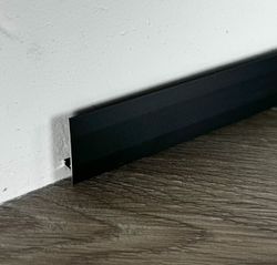 Порог алюминиевый Pro Design Doorstep 571 черный, 900x25x6 мм