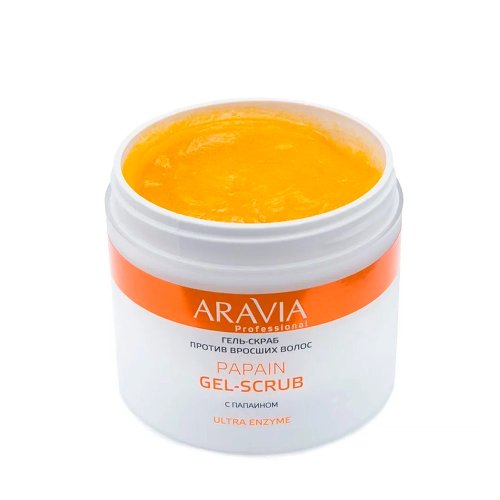 Гель-скраб против вросших волос / Professional Papain Gel-Scrub 300 мл