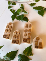 Комплект заготовки домики с окнами 4 шт.