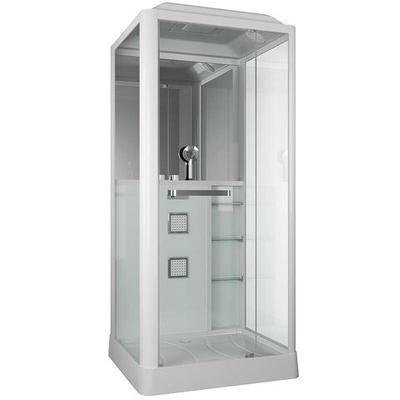 Душевая кабина Grossman Alba GR126 (90x100x225) дверь распашная,3 места