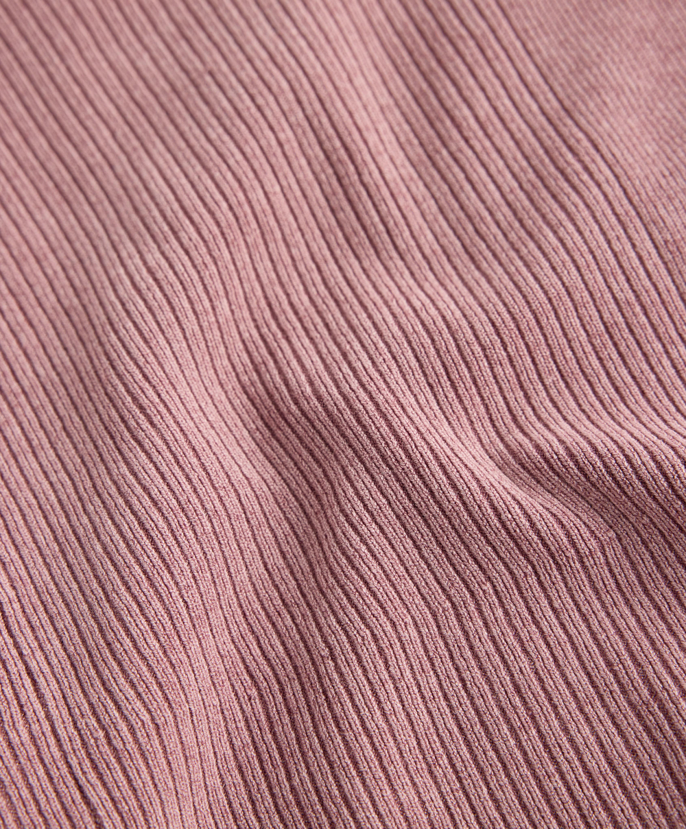 OYSHO Трикотажные брюки прямого кроя, светло-розовый