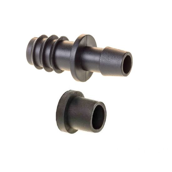 Стартовый фитинг с резинкой для капельной трубки 16 мм