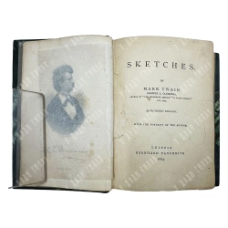 [Прижизненное издание] Twain M. Sketches. Authorized edition/ Твен М. Очерки.1883