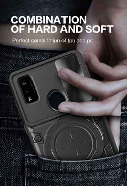 Чехол с кольцом Big Ring Case для ZTE Blade A51