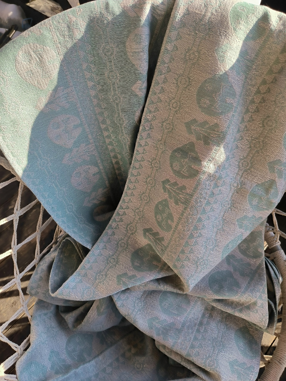 Mokosh wrap Солнечные медведи Жемчужный селадон