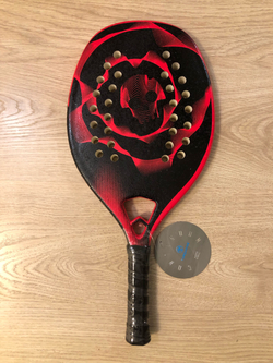 Ракетка BLACK DEATH Challenge красная Turquoise