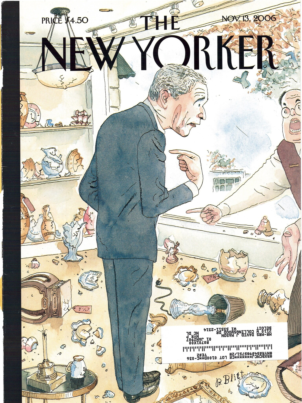 Журнал The New Yorker 13-11-2006, обложка