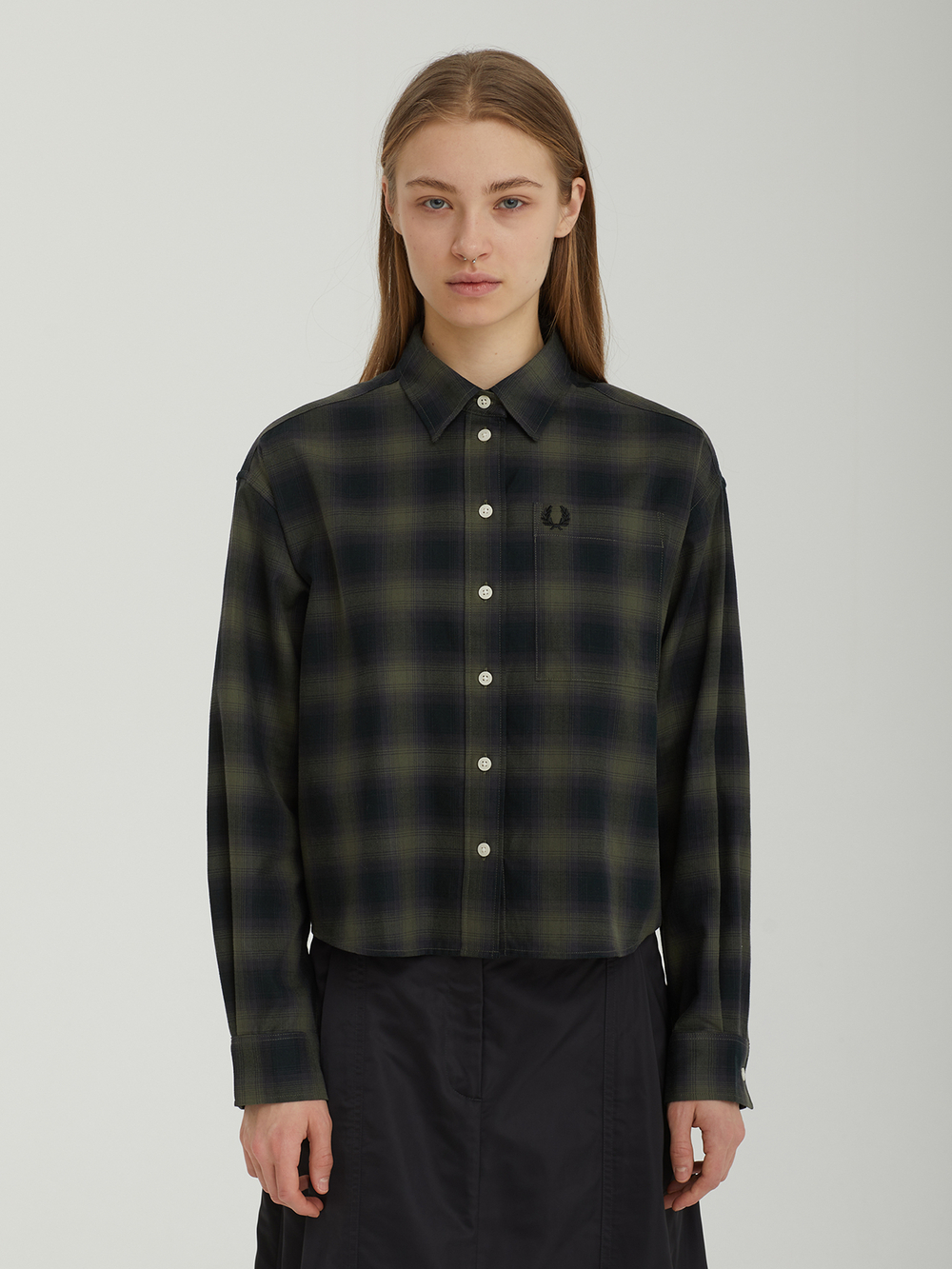 Женская Рубашка Brushed Check