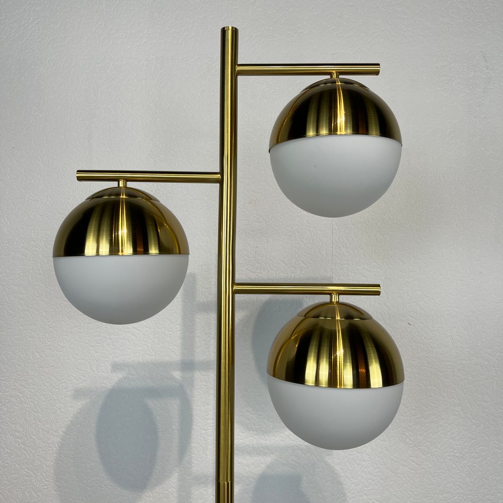 Торшер Geneva Glass Floor Lamp Triple