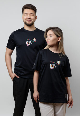 Футболка TAQIYALI PERISHTE BLACK