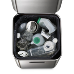 Контейнер для мусора с двумя баками totem compact, 40 л, нержавеющая сталь