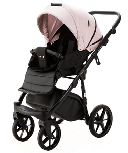 Детская коляска Adamex Nola 2 в 1 N-PS162 (СВ. РОЗ + СВ.РОЗ.ПЕРЛ. КОЖА)