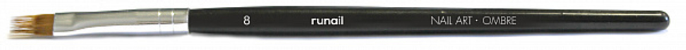 Кисть для градиента RuNail №8 Арт.4382 Nail Art Ombre