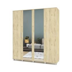 Шкаф четырехстворчатый "Пандора" П42 (ирландский дуб), ЛДСП, MODERN