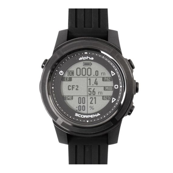 Компьютер для подводной охоты и фридайвинга Scorpena Alpha черный