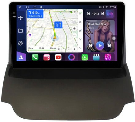 Магнитола для Ford EcoSport 2014-2017 - FarCar BM232M монитор 9.5" QLED на Android 14, TS10, 4+32Гб, CarPlay, 4G SIM-слот