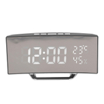 Часы зеркальные LED MIRROR NA-7816 белое свечение