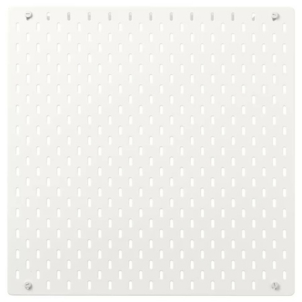 СКАДИС SKADIS Перфорированная панель белая 56x56 см