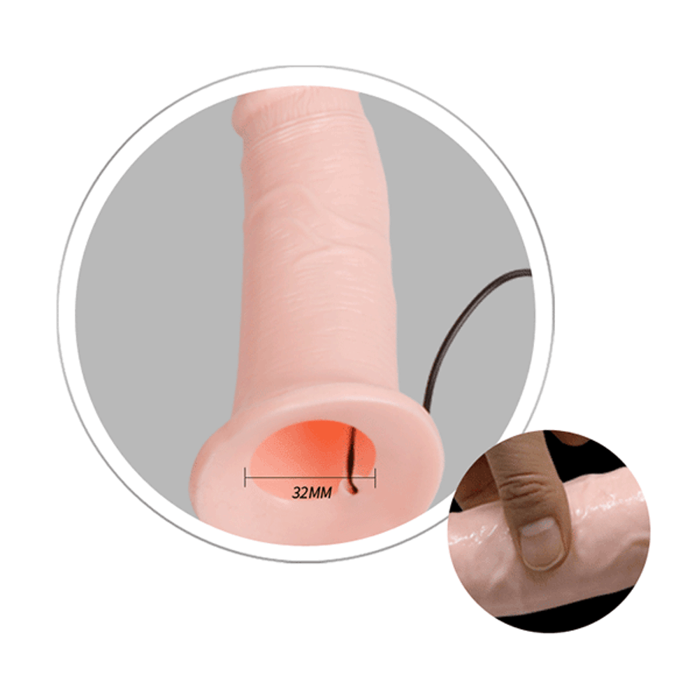 Мужской вибрострапон 16,5см на трусиках и пультом управления Baile Mens Pants BW-022039