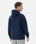 Флисовое худи на молнии ESSENTIAL Cotton Fleece FZ Hoodie, темно-синий