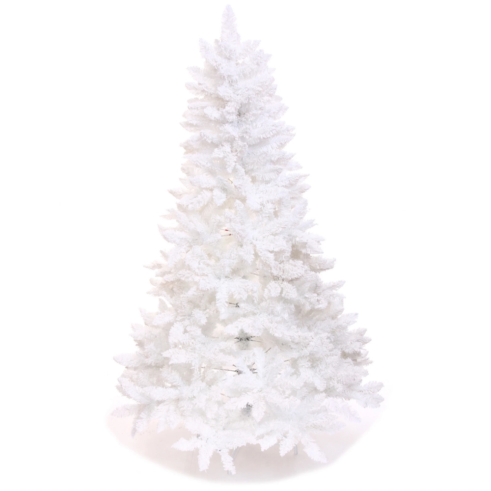 Ёлка «Звон вьюги» 180 см, ПВХ (786 веток), белый иней, Белый