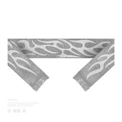 Шарф двусторонний ТАЙНА Трайбл, серый