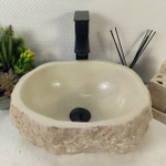 Раковина из мрамора Erozy Cream EM-65325 36*30*15 0868