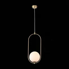 SL1118.203.01 Светильник подвесной ST-Luce Золотистый/Белый E27 1*40W PENOLO