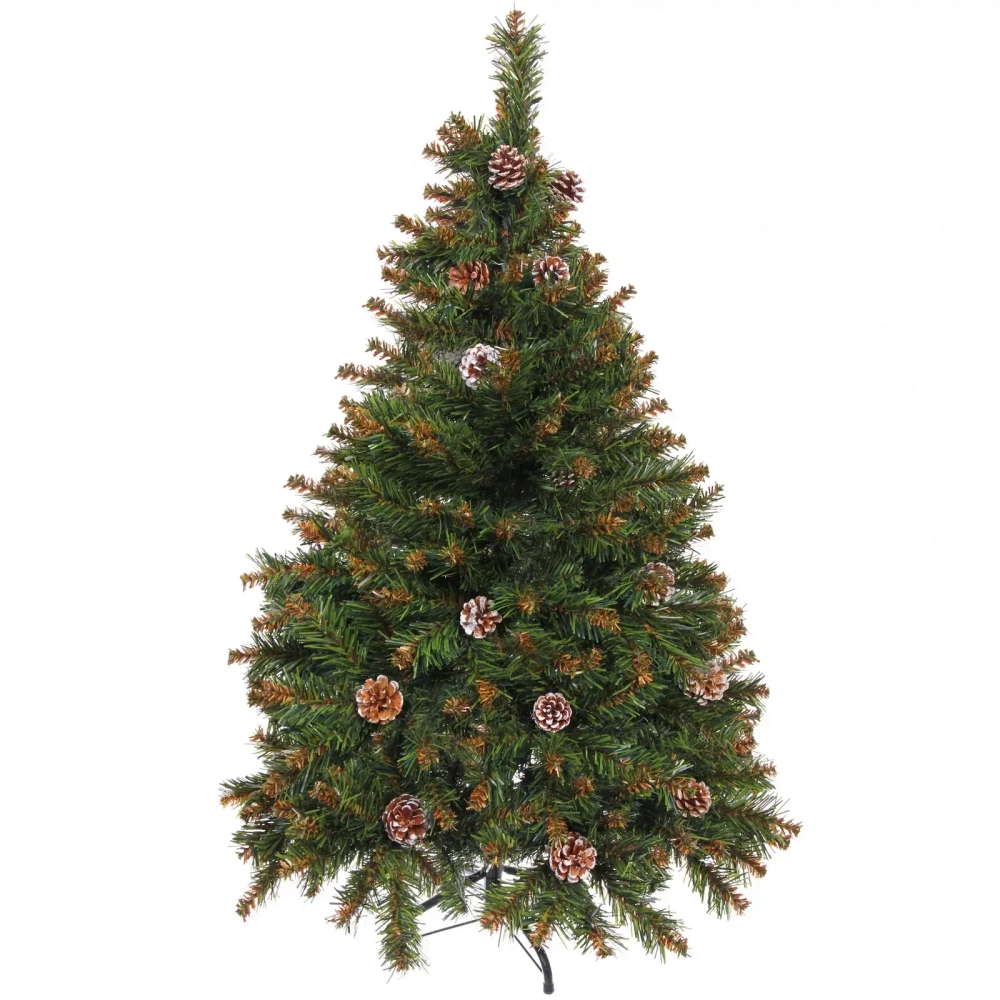 Елка «Лесное очарование» 120 см, ПВХ, шишки (348 веток)