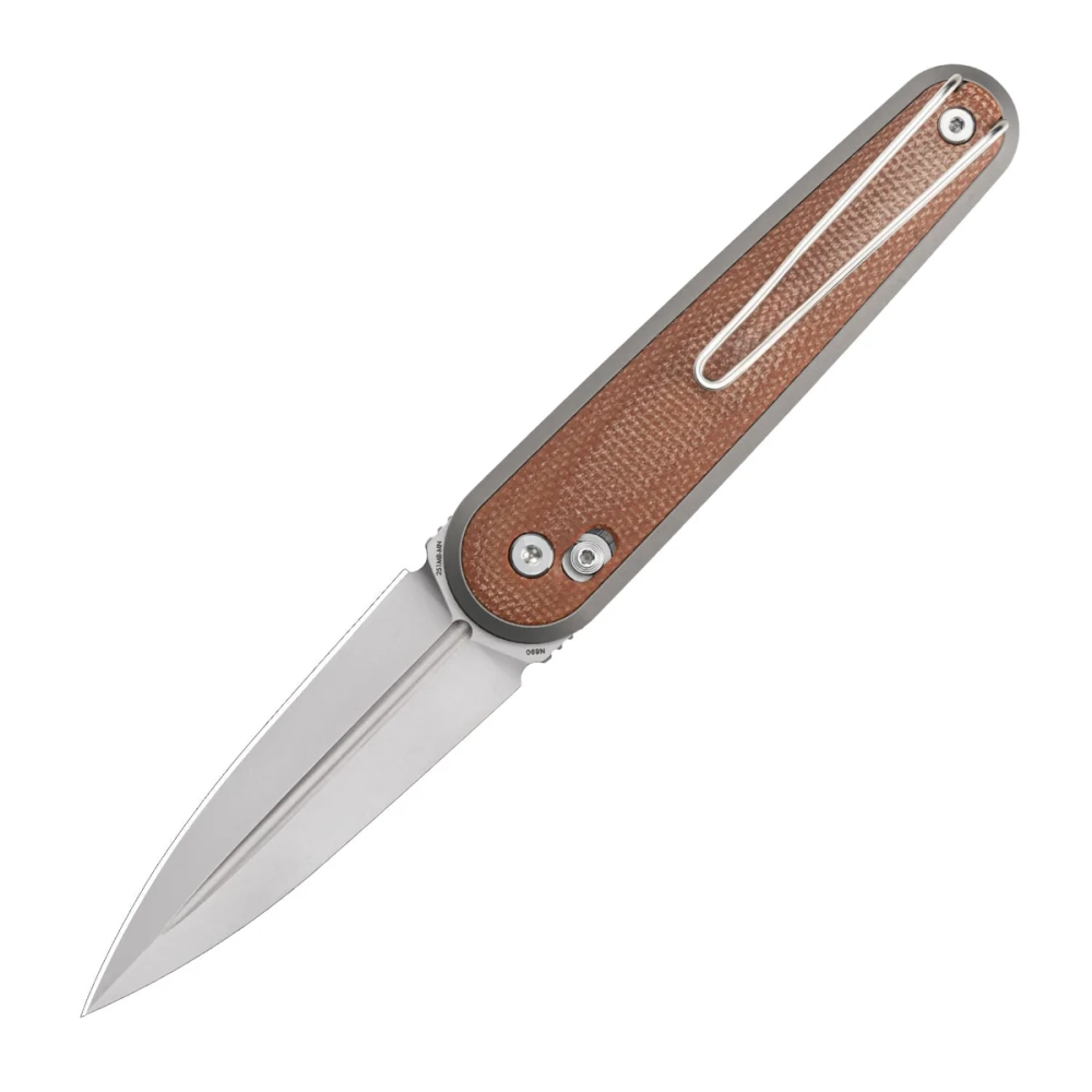 Нож складной SRM 251MB-MN Twin Beadblast (N690, Micarta/Aluminium)