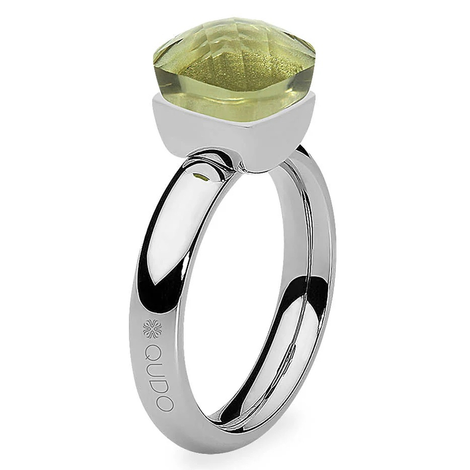 Кольцо Qudo FIRENZE 19 (S) Olivine 107000/40-4906 19 размер 19