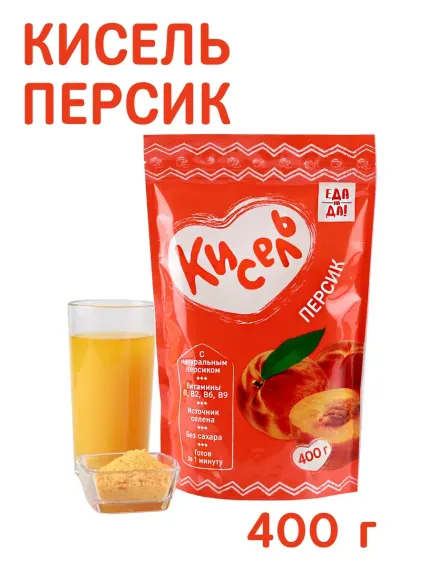 Кисель Еда На Да персик 400 гр