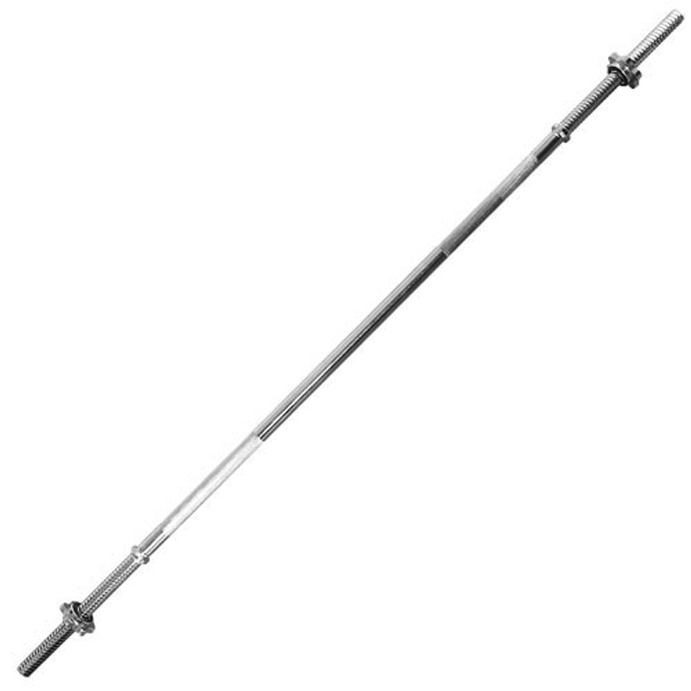 Гриф для штанги TORRES  арт.PL5060, d31 мм, 150 см, сталь, замок-гайка, хром