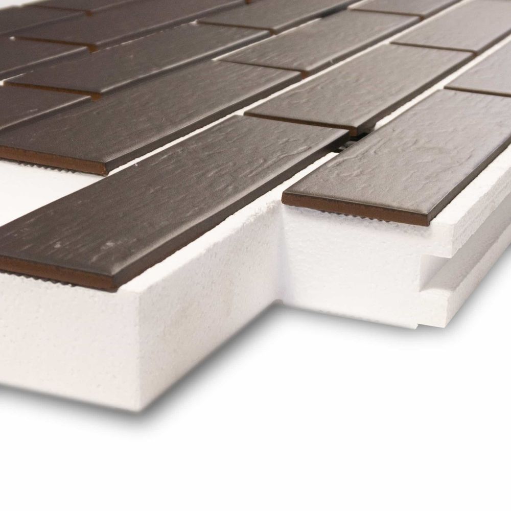 Термопанель ППС Paradyz Natural Brown Elewacja Duro - 1000х455 мм