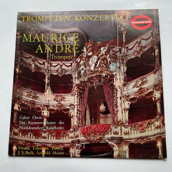 Винтажная виниловая пластинка LP Maurice Andre Trompeten Konzerte (Германия 1973)