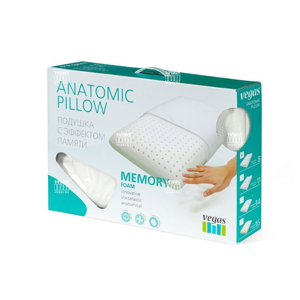 Ортопедическая подушка для сна 14, 60x40