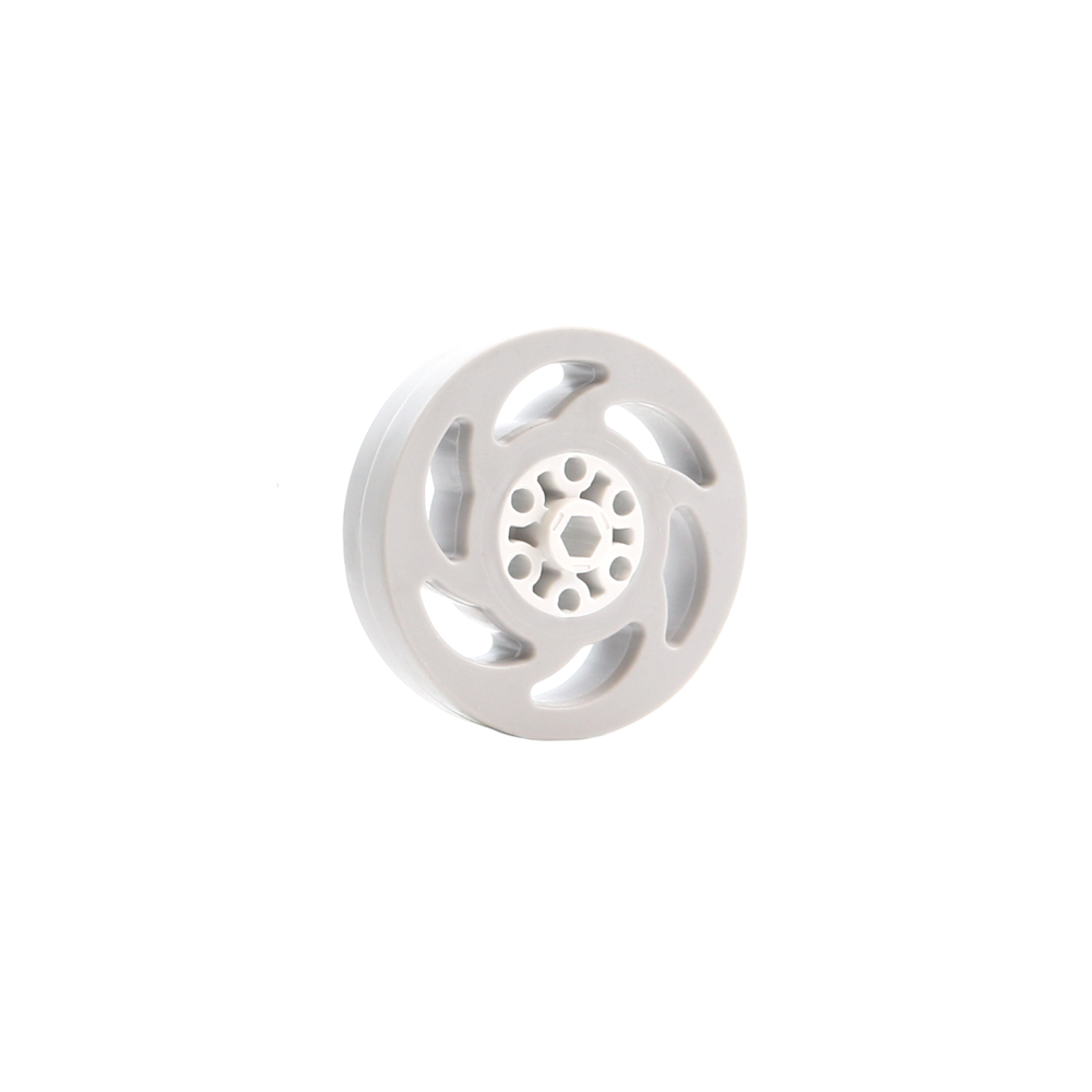 Soft (Light Gray) - 2in - 5mm Hex Bore - Compliant Wheel - 4 Pack
