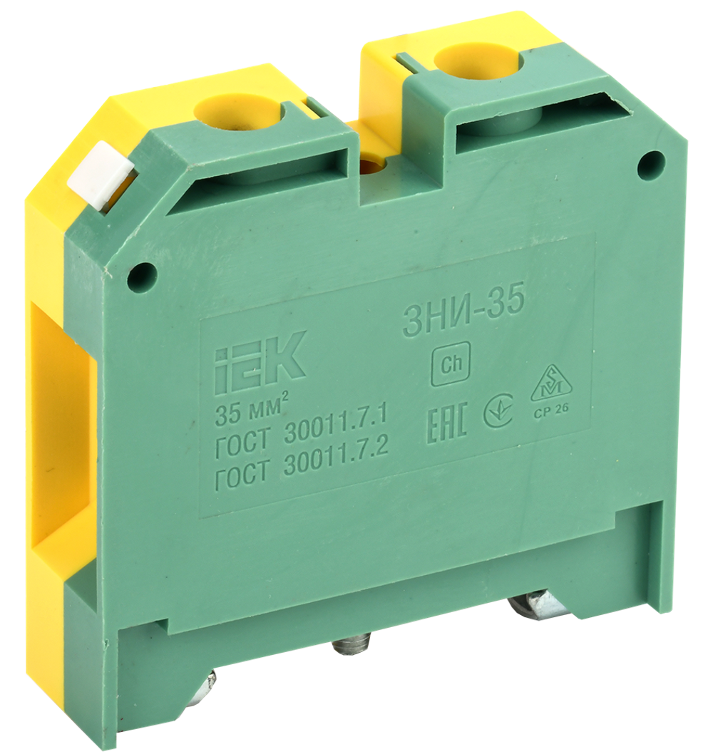 Зажим наборный ЗНИ-35PEN 35мм2 (JXB-земля) IEK