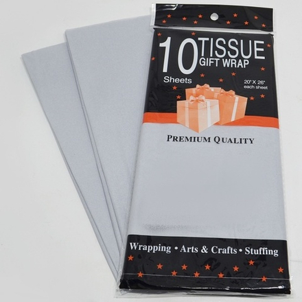 Тишью 50*66см (10л) СВЕТЛО-СЕРЫЙ №93