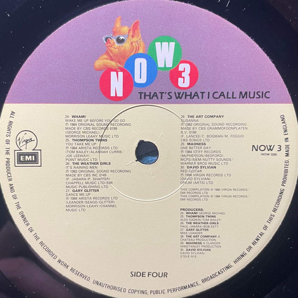 Сборник Now That's What I Call Music 3 2LP (Англия 1984г.)