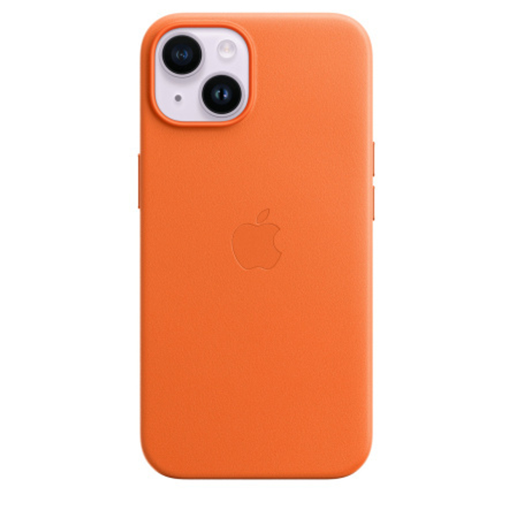 Кожаный чехол Apple MagSafe для iPhone 14 (цвета в ассортименте)