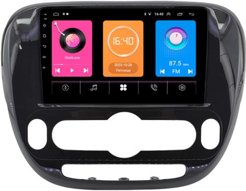 Магнитола для KIA Soul 2 2014-2019 (климат, рамка глянцевая) - GT9-0660 на Android 10