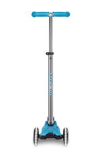 Самокат Maxi Micro Deluxe Glow Plus (светящийся) LED синий кристалл