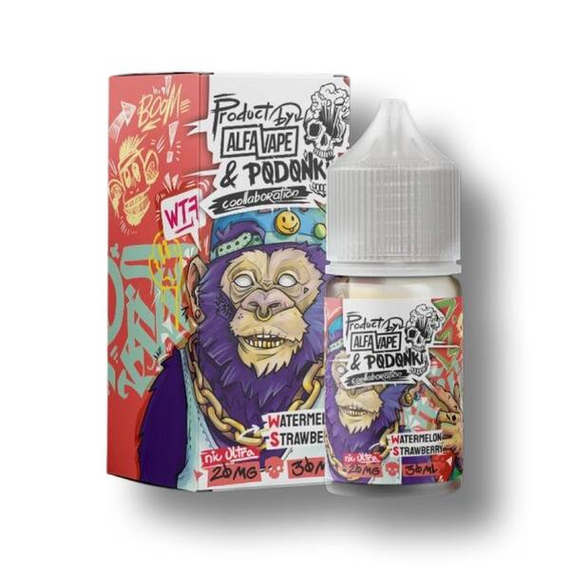 Alfa Vape &amp; Podonki - Watermelon Strawberry (7% nic)