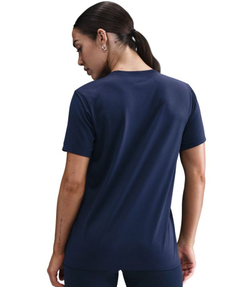 Женская теннисная футболка Nike Dri-Fit Graphic - midnight navy/white