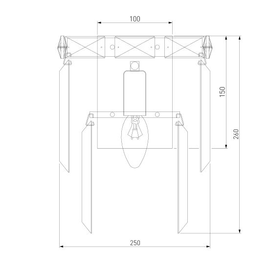 10130/1 / настенный светильник / золото/прозрачный хрусталь Strotskis