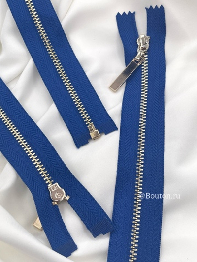 Молния синяя золото